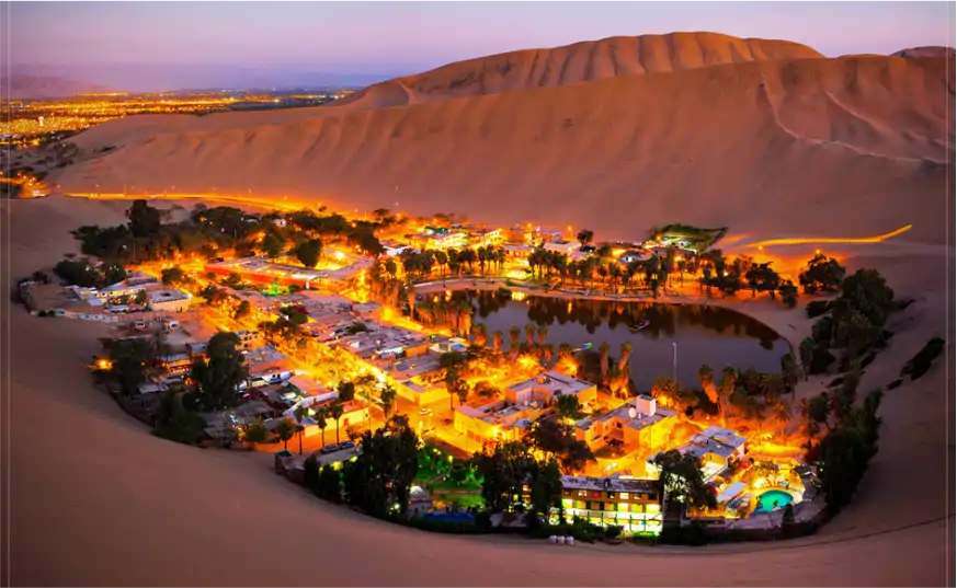 BALLESTAS ISLANDS AND HUACHINA OASIS (FULL DAY)